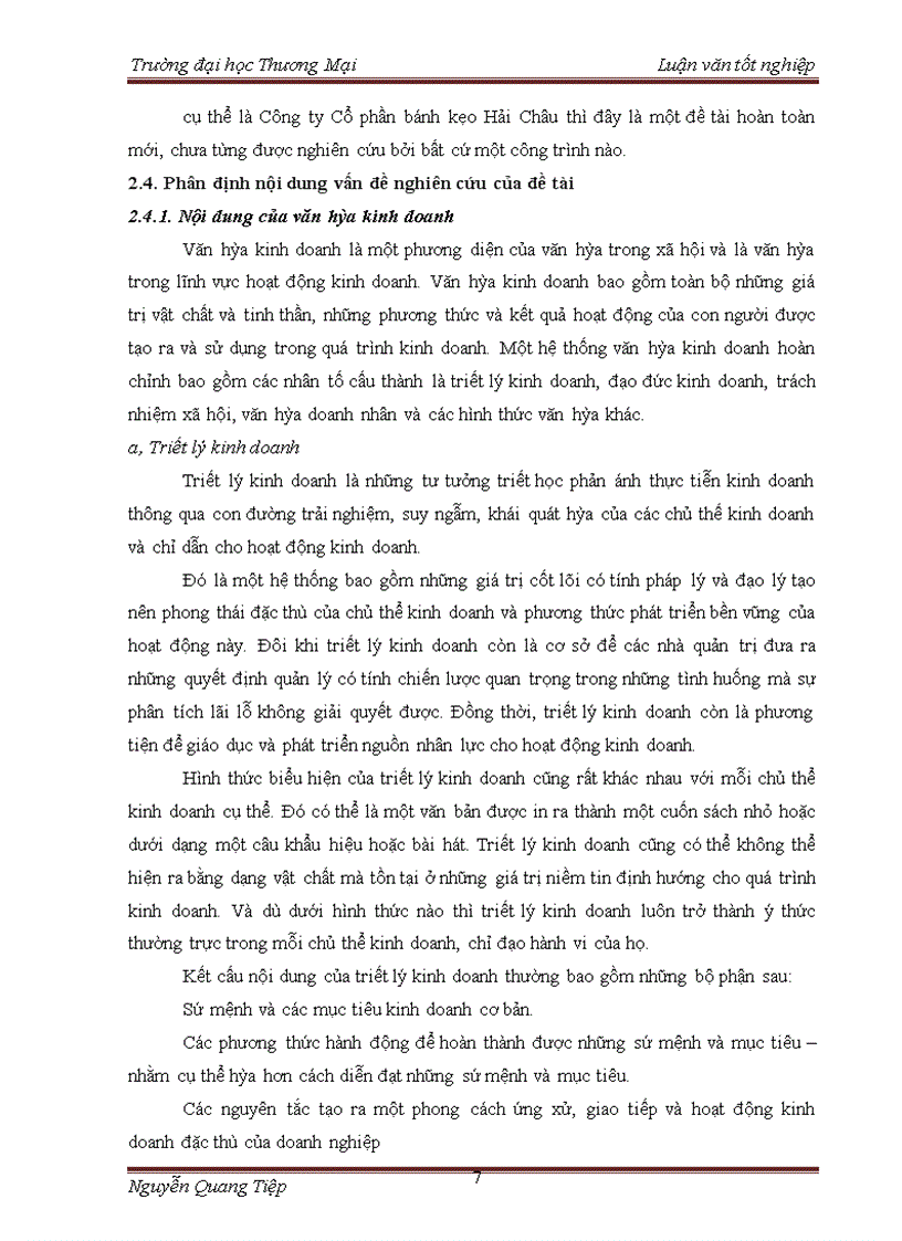 image for page Một số giải pháp nhắm xây dựng và phát triển một số giá trị văn hóa kinh doanh của Công ty cổ phần Bánh kẹo Hải Châu