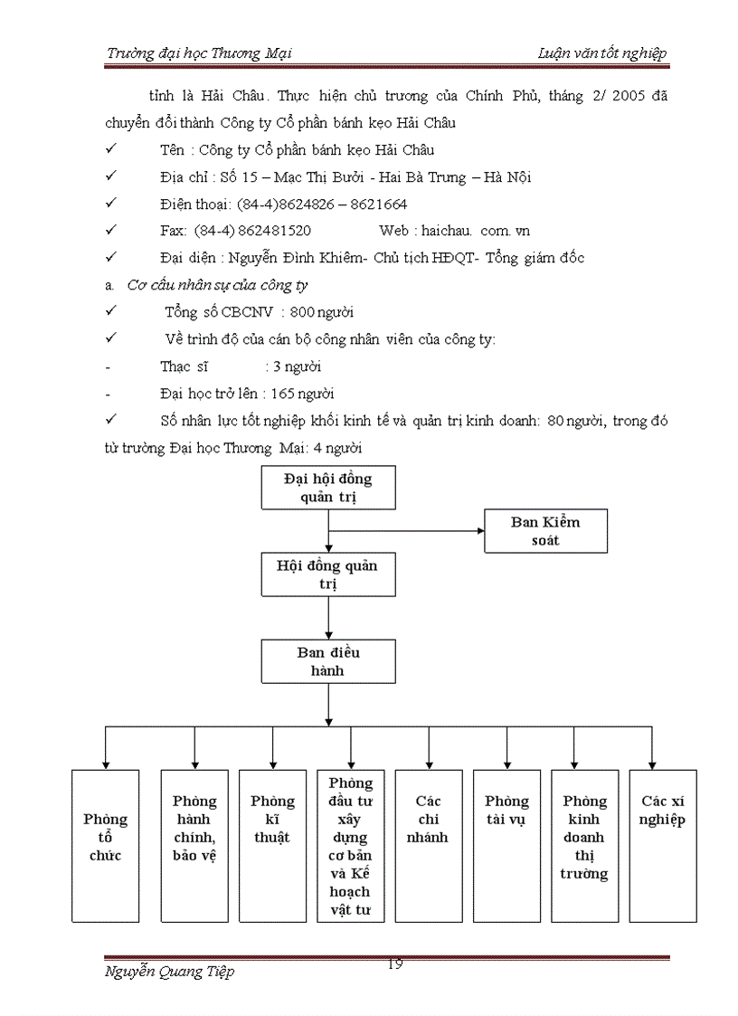 image for page Một số giải pháp nhắm xây dựng và phát triển một số giá trị văn hóa kinh doanh của Công ty cổ phần Bánh kẹo Hải Châu