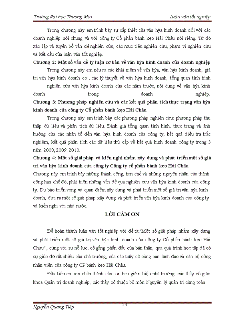 image for page Một số giải pháp nhắm xây dựng và phát triển một số giá trị văn hóa kinh doanh của Công ty cổ phần Bánh kẹo Hải Châu