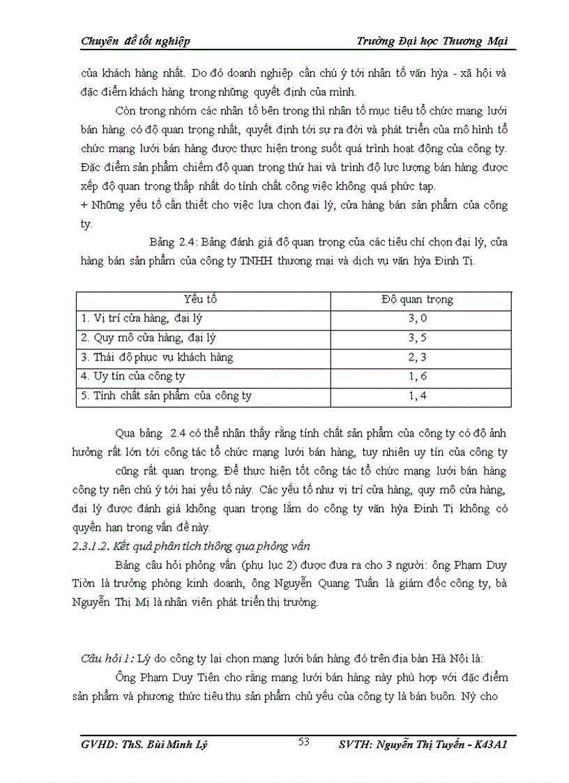image for page Hoàn thiện công tác tổ chức mạng lưới bán hàng tại công ty TNHH thương mại và dịch vụ văn hóa Đinh Tị
