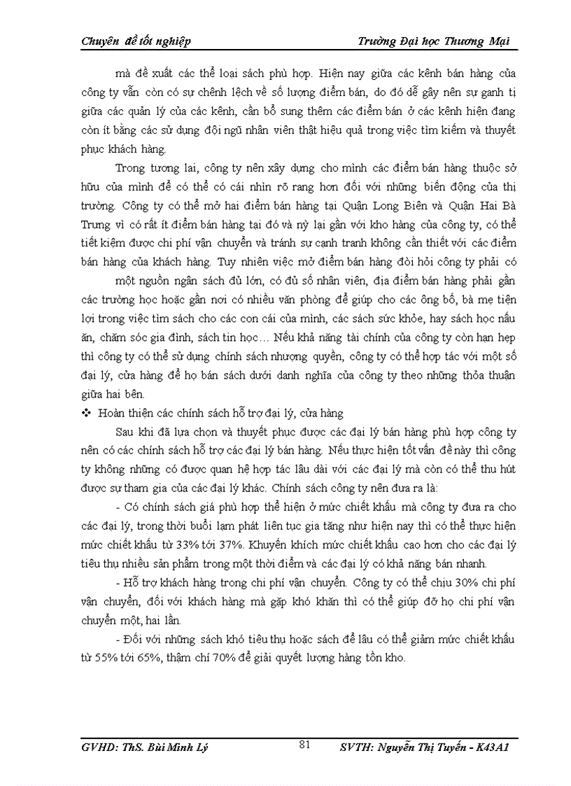 image for page Hoàn thiện công tác tổ chức mạng lưới bán hàng tại công ty TNHH thương mại và dịch vụ văn hóa Đinh Tị
