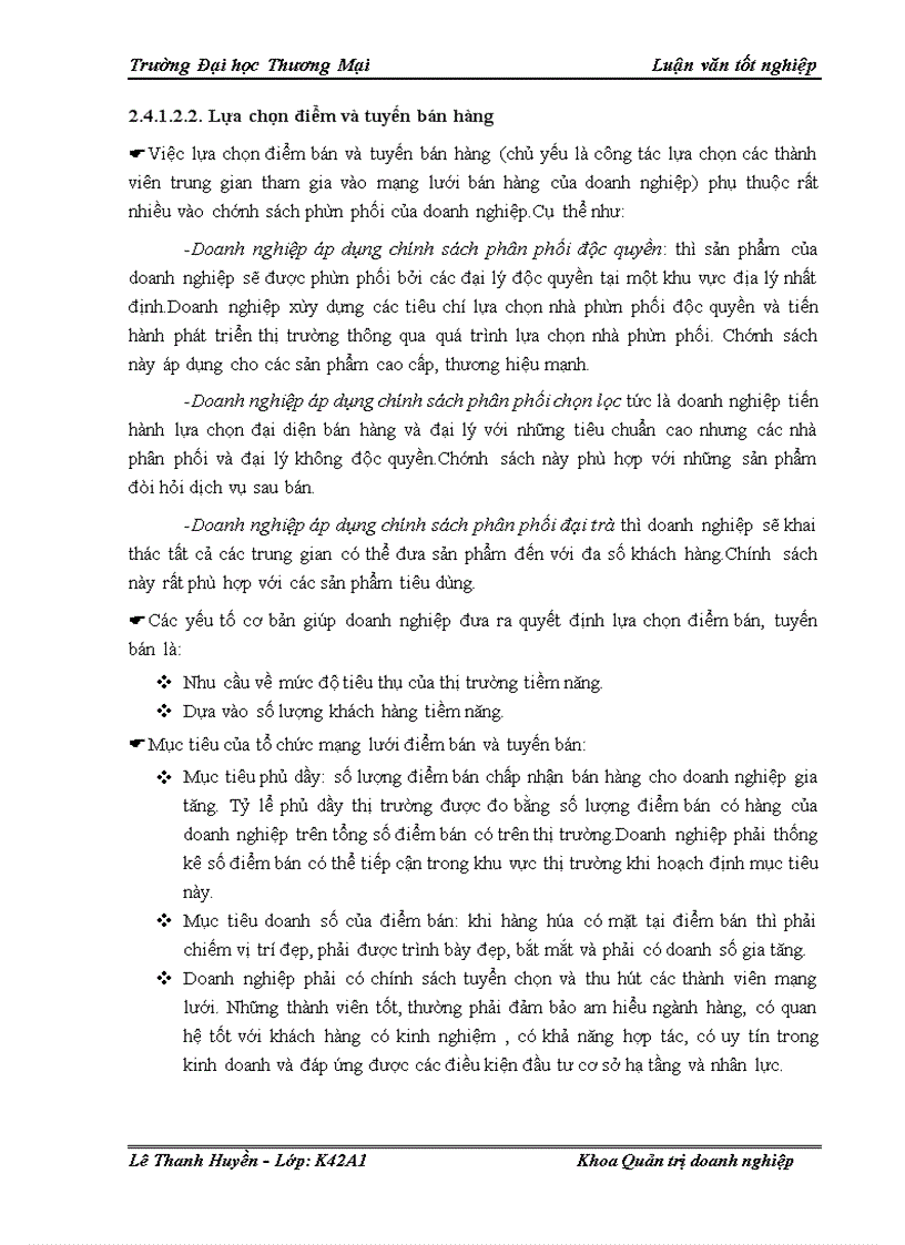 image for page Hoàn thiện công tác tổ chức mạng lưới bán hàng của Tổng công ty May 10 tại khu vực Hà Nội