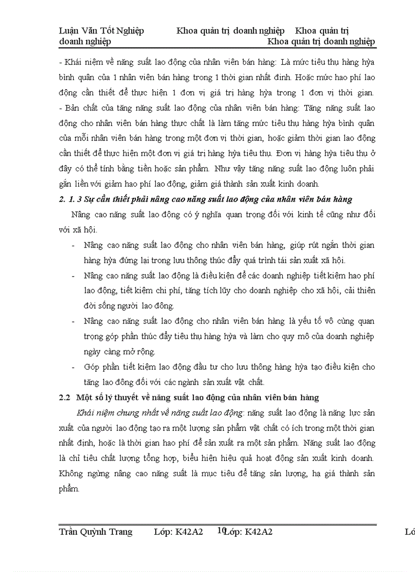 image for page Nâng cao năng suất lao động của nhân viên bán hàng công ty Cổ phần May 19