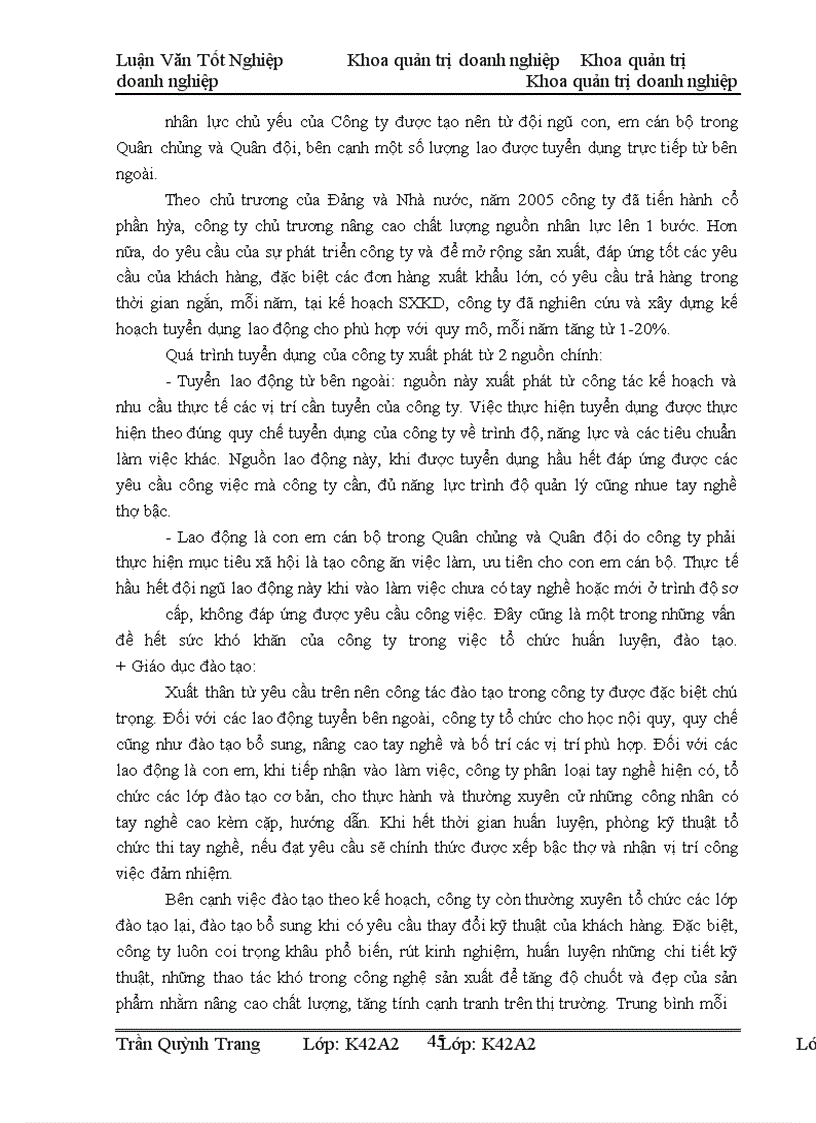 image for page Nâng cao năng suất lao động của nhân viên bán hàng công ty Cổ phần May 19