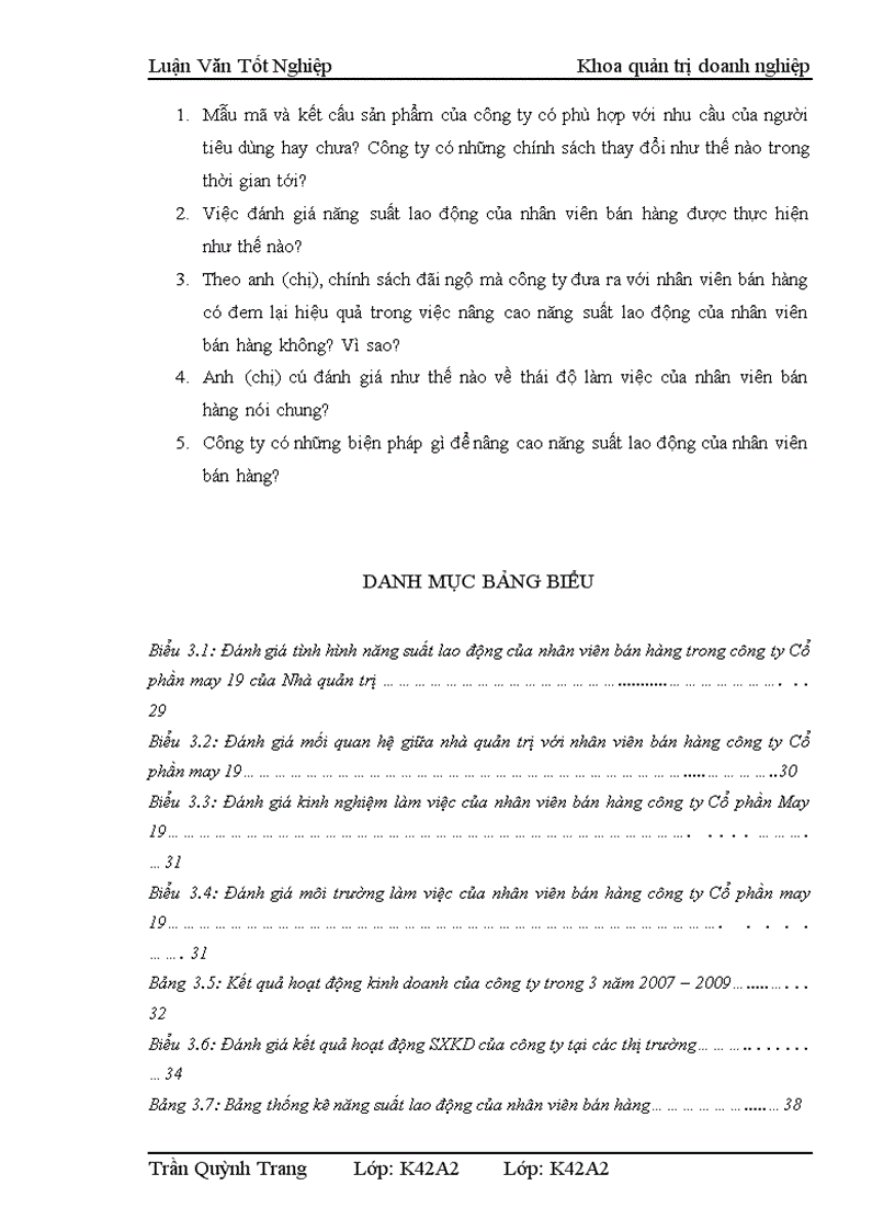 image for page Nâng cao năng suất lao động của nhân viên bán hàng công ty Cổ phần May 19