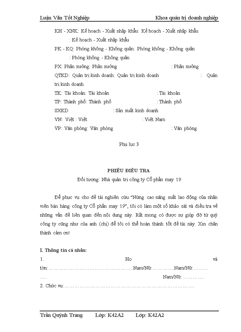 image for page Nâng cao năng suất lao động của nhân viên bán hàng công ty Cổ phần May 19