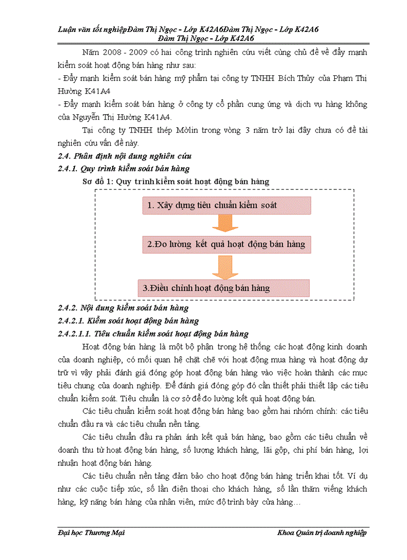 image for page Đẩy mạnh kiểm soát bán hàng tại công ty TNHH thép Mê Lin