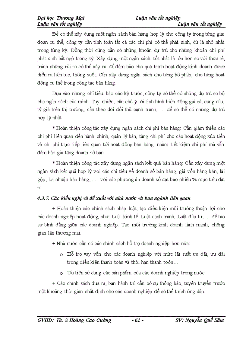 image for page Hoàn thiện công tác xây dựng kế hoạch bán hàng tại công ty Cổ phần sản xuất thương mại HUY THỤC