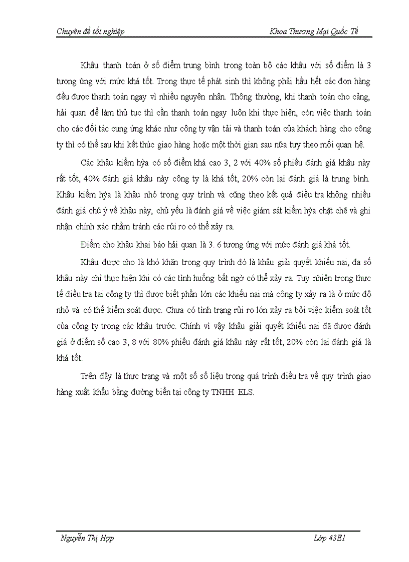 image for page Hoàn thiện quy trình giao hàng xuất khẩu bằng đường biển tại công ty TNHH ELS