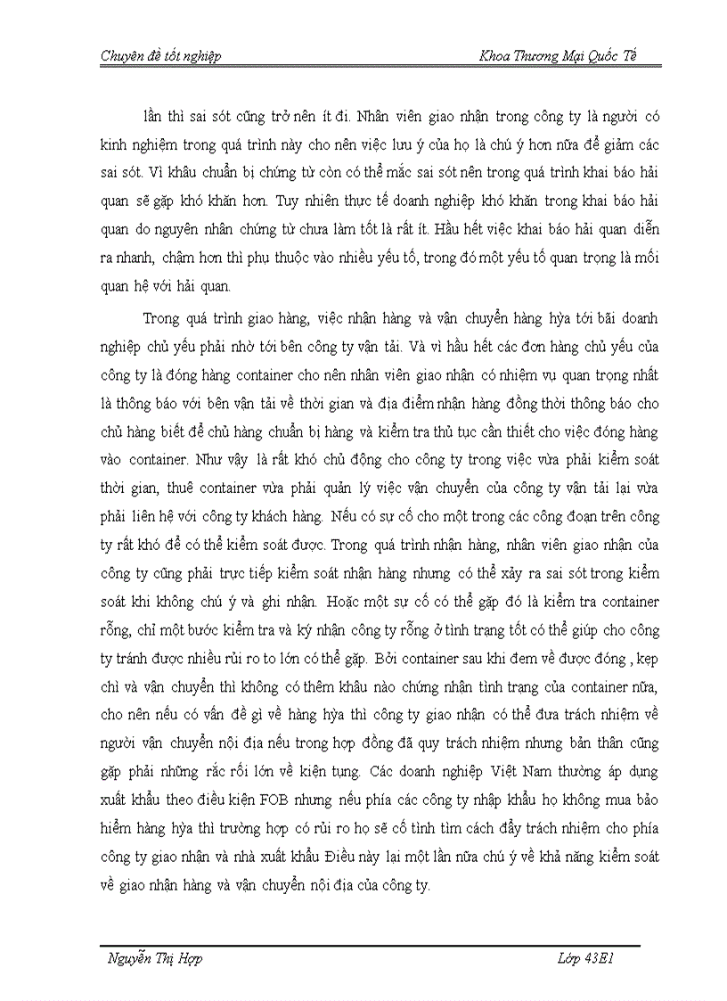 image for page Hoàn thiện quy trình giao hàng xuất khẩu bằng đường biển tại công ty TNHH ELS