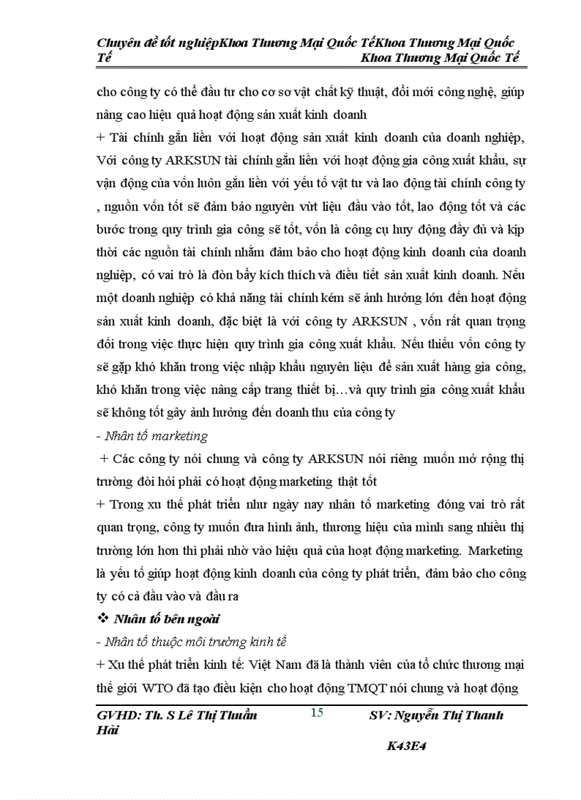 image for page Hoàn thiên quy trình thực hiện hợp đồng gia công xuất khẩu hàng dệt may sang thị trường Nhật Bản tại công ty cổ phần ARKSUN