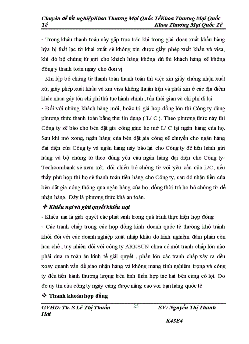 image for page Hoàn thiên quy trình thực hiện hợp đồng gia công xuất khẩu hàng dệt may sang thị trường Nhật Bản tại công ty cổ phần ARKSUN