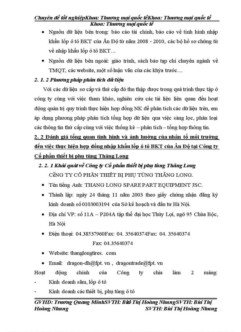 image for page Hoàn thiện quy trình thực hiện hợp đồng nhập khẩu lốp ô tô BKT của Ấn Độ của Công ty Cổ phần thiết bị phụ tùng Thăng Lon