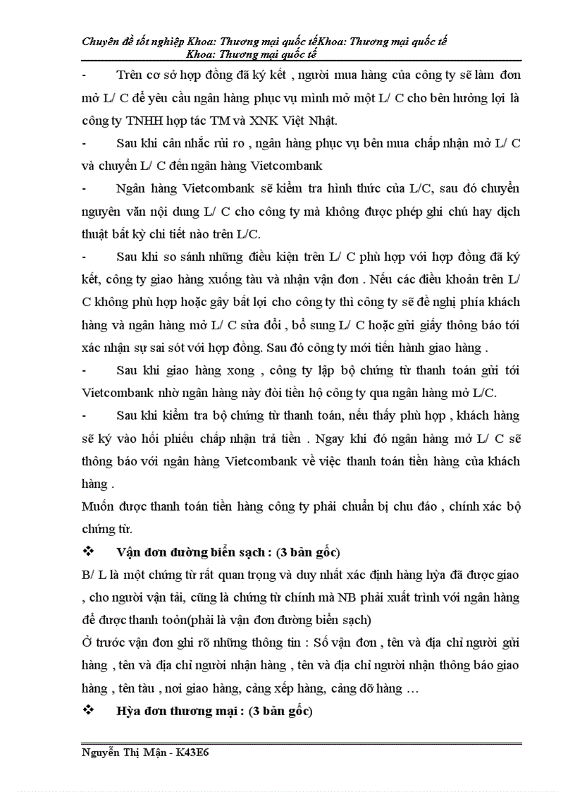 image for page Hoàn thiện quy trình thực hiện hợp đồng xuất khẩu mặt hàng mây tre đan sang Nhật Bản tại công ty TNHH hợp tác TM và XNK Viêt Nhật