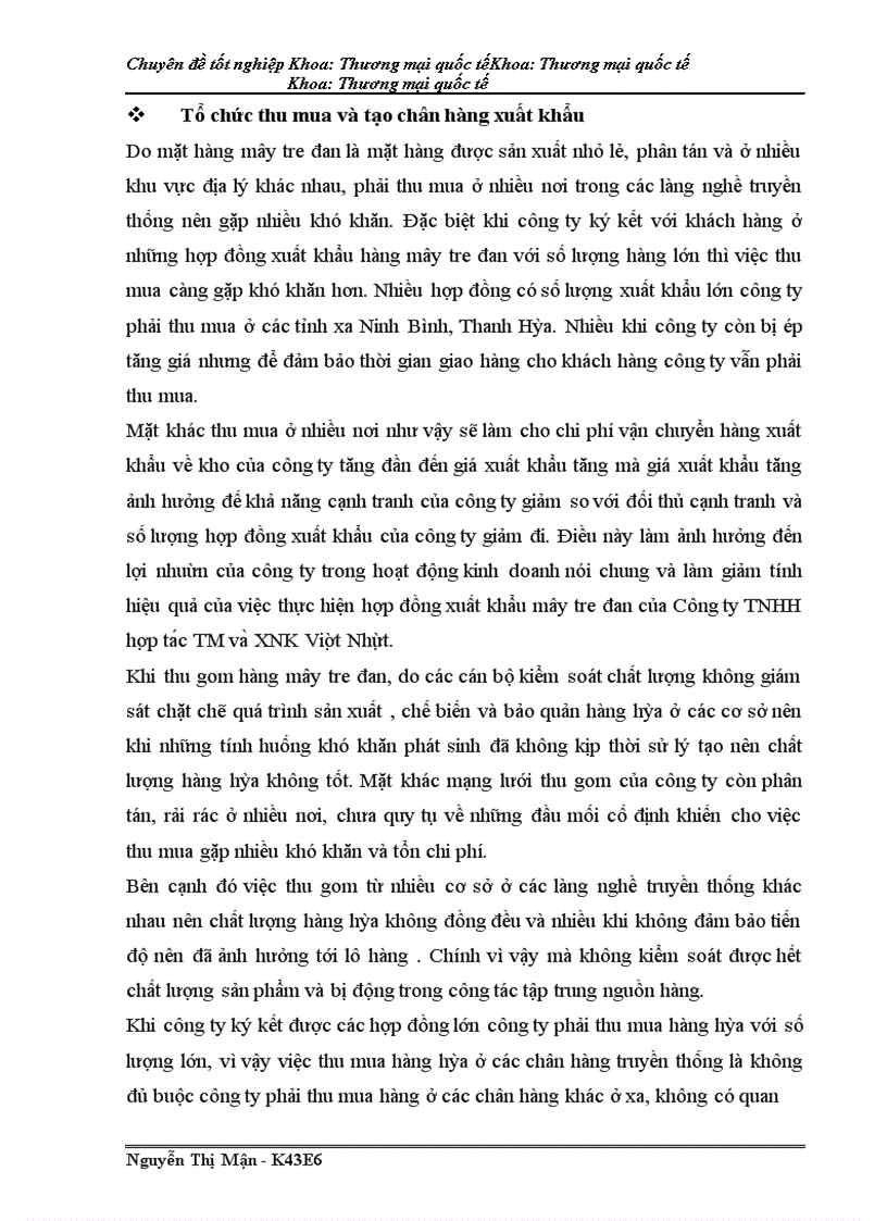 image for page Hoàn thiện quy trình thực hiện hợp đồng xuất khẩu mặt hàng mây tre đan sang Nhật Bản tại công ty TNHH hợp tác TM và XNK Viêt Nhật