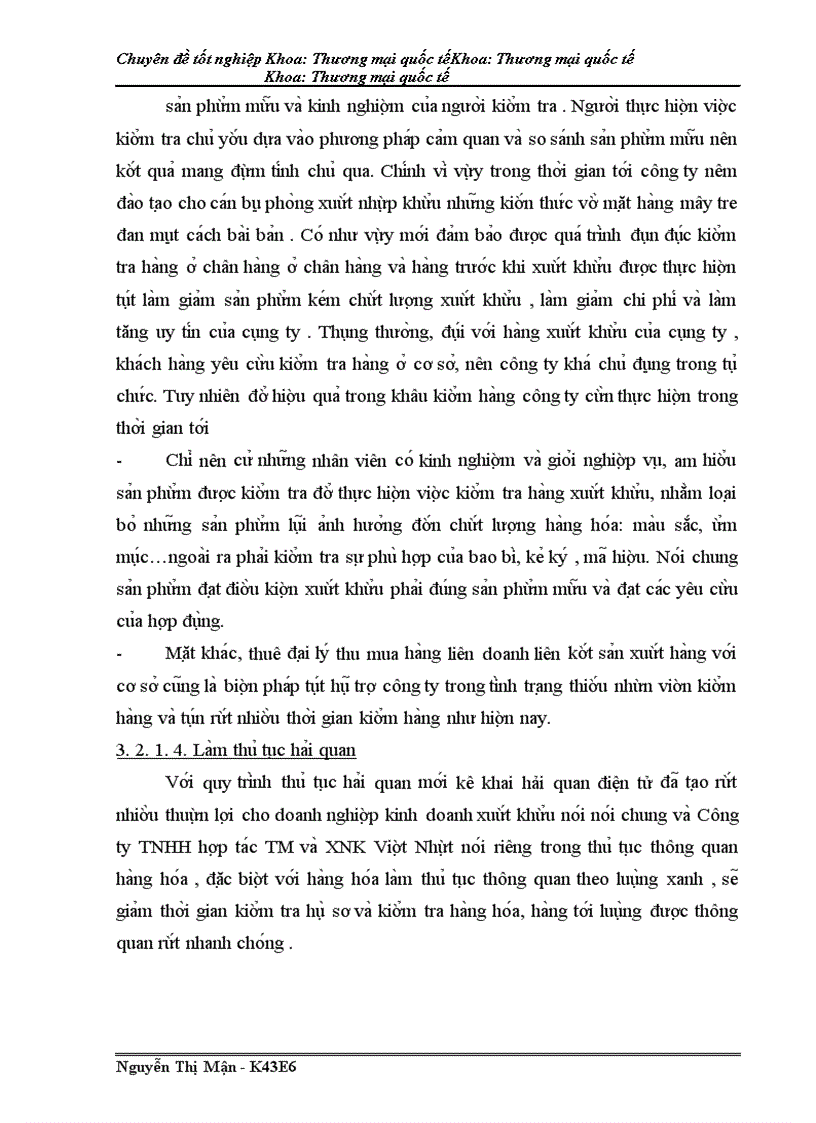 image for page Hoàn thiện quy trình thực hiện hợp đồng xuất khẩu mặt hàng mây tre đan sang Nhật Bản tại công ty TNHH hợp tác TM và XNK Viêt Nhật