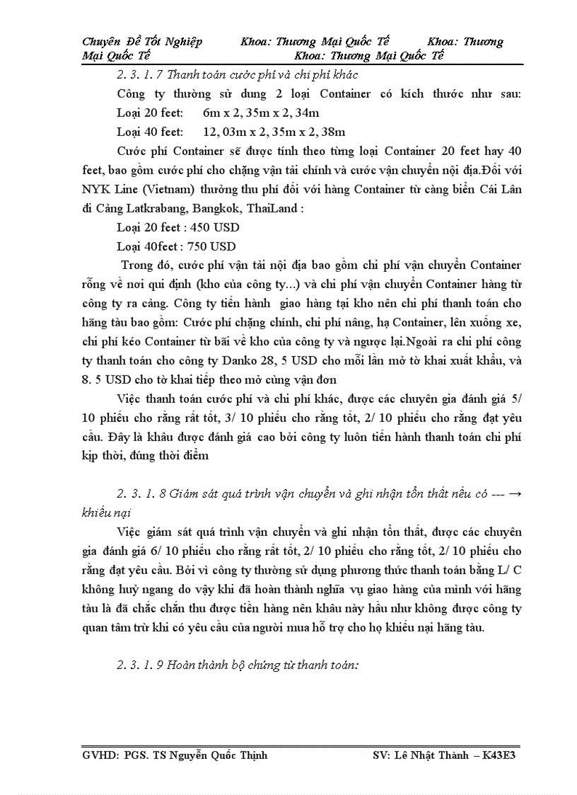 image for page Quản trị quy trình giao hàng cáp quang xuất khẩu bằng đường biển sang thị trường Thái Lan của công ty Volex