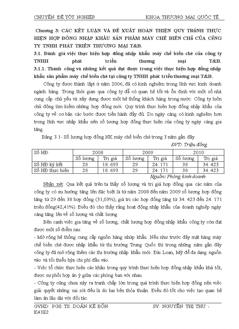 image for page Quy trình thực hiện hợp đồng nhập khẩu máy chế biến chè từ thị trường trung quốc của công ty tnhh phát triển thương mại t&b