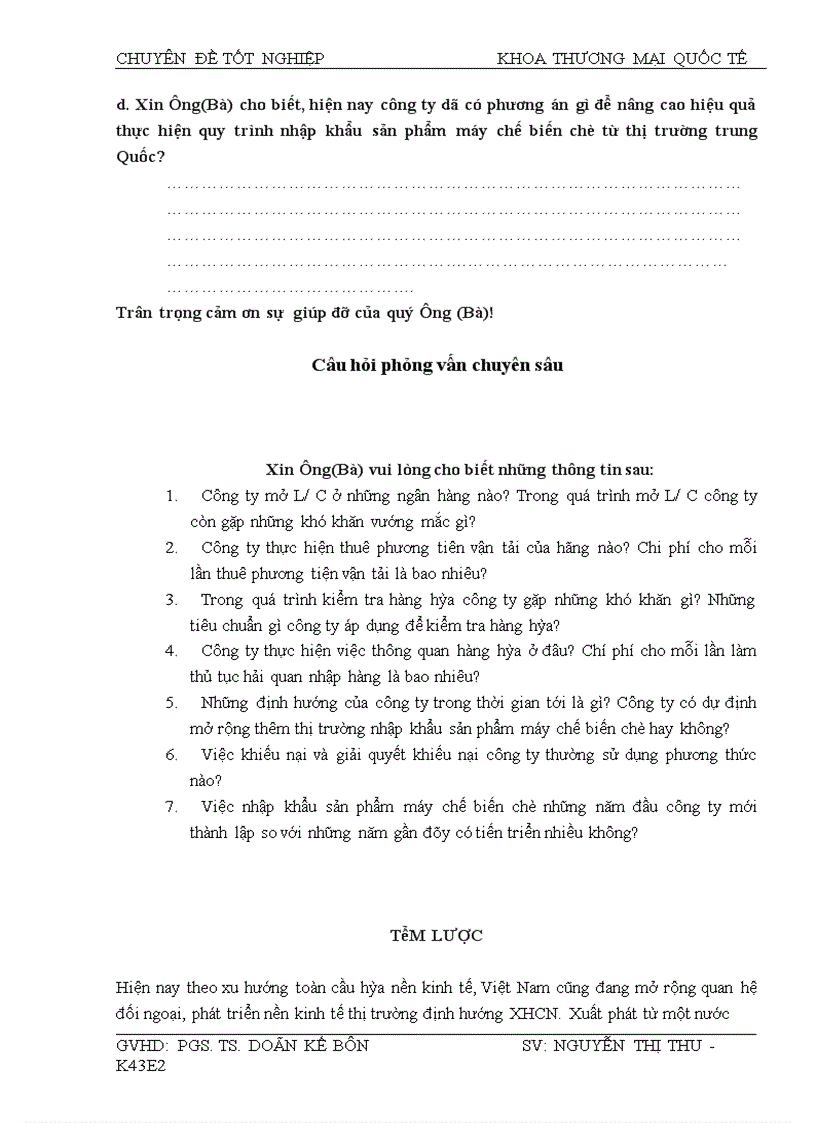 image for page Quy trình thực hiện hợp đồng nhập khẩu máy chế biến chè từ thị trường trung quốc của công ty tnhh phát triển thương mại t&b