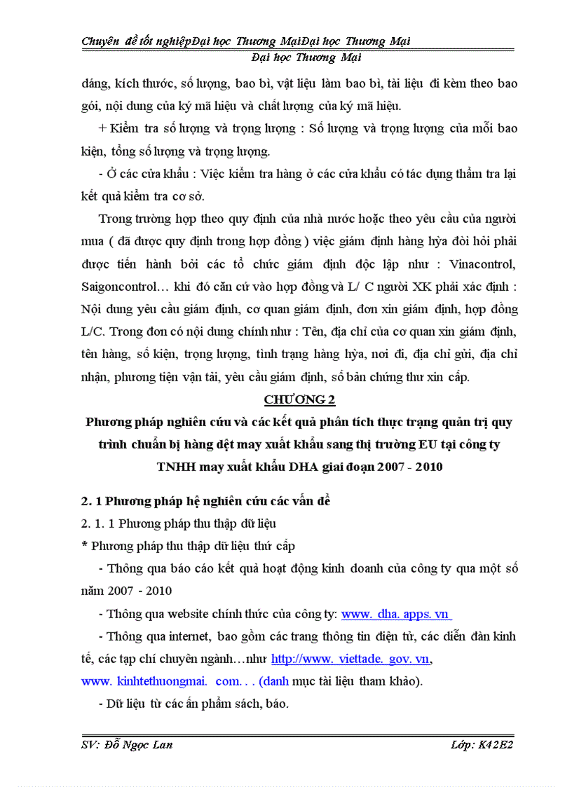 image for page Quản trị quy trình chuẩn bị hàng dệt may xuất khẩu sang thị trường EU tại công ty TNHH may xuất khẩu DHA