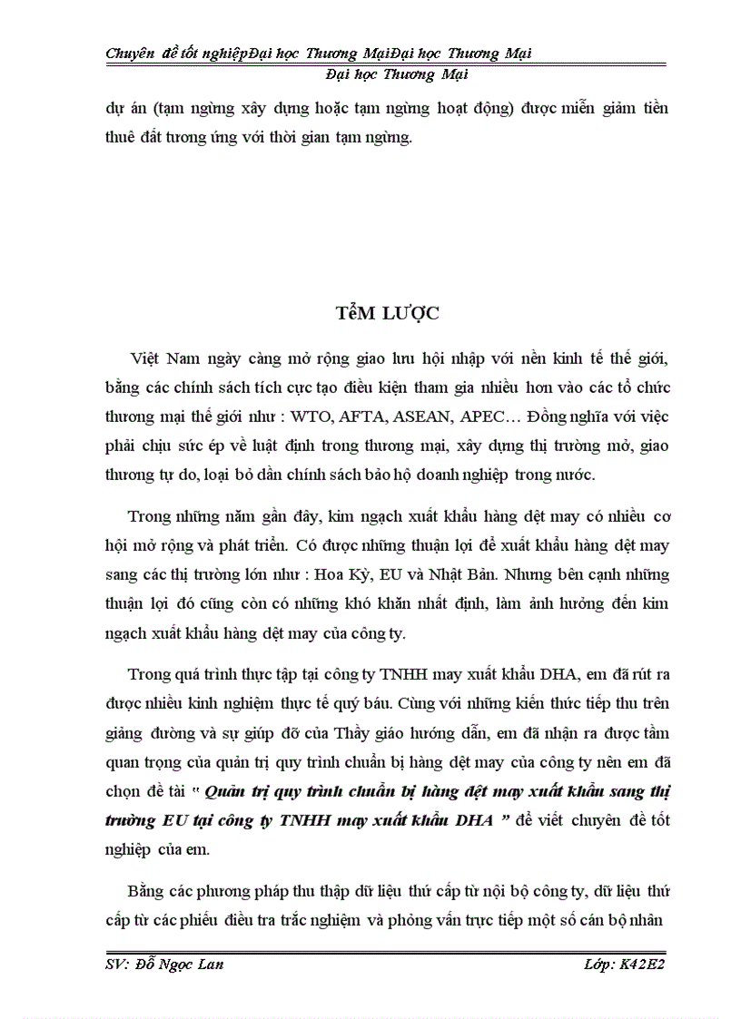 image for page Quản trị quy trình chuẩn bị hàng dệt may xuất khẩu sang thị trường EU tại công ty TNHH may xuất khẩu DHA