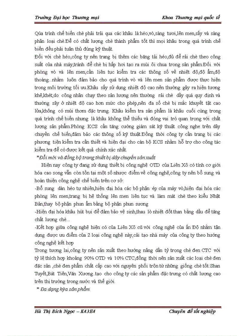 image for page Giải pháp đẩy mạnh XK chè đen sang thị trường Nga của công ty TNHH chè Hưng Hà