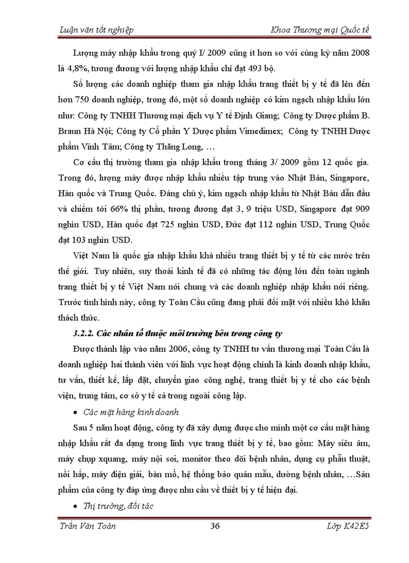 image for page Ảnh hưởng của suy thoái kinh tế đến hoạt động nhập khẩu thiết bị y tế của công ty TNHH tư vấn thương mại Toàn Cầu