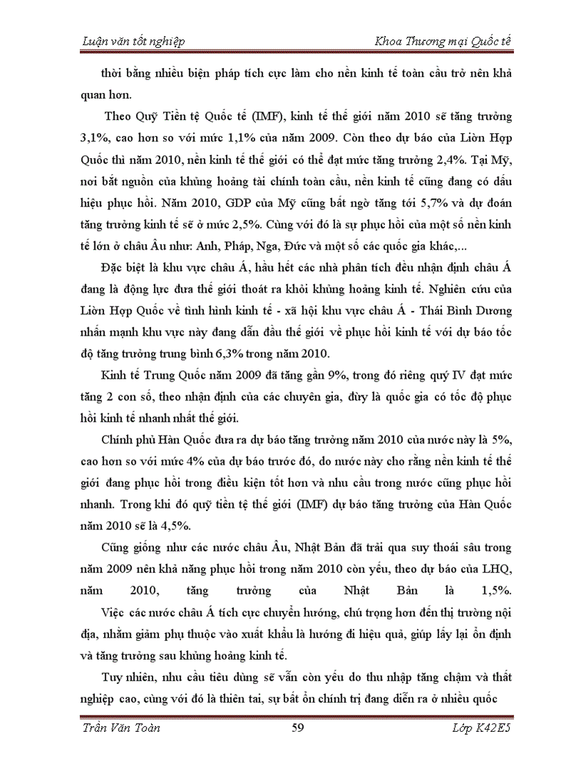 image for page Ảnh hưởng của suy thoái kinh tế đến hoạt động nhập khẩu thiết bị y tế của công ty TNHH tư vấn thương mại Toàn Cầu