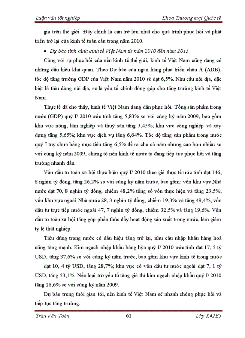 image for page Ảnh hưởng của suy thoái kinh tế đến hoạt động nhập khẩu thiết bị y tế của công ty TNHH tư vấn thương mại Toàn Cầu