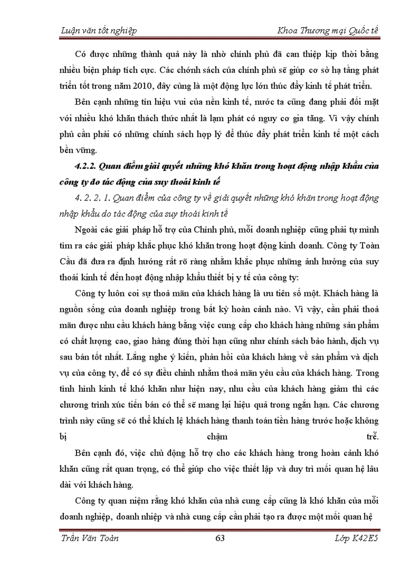 image for page Ảnh hưởng của suy thoái kinh tế đến hoạt động nhập khẩu thiết bị y tế của công ty TNHH tư vấn thương mại Toàn Cầu