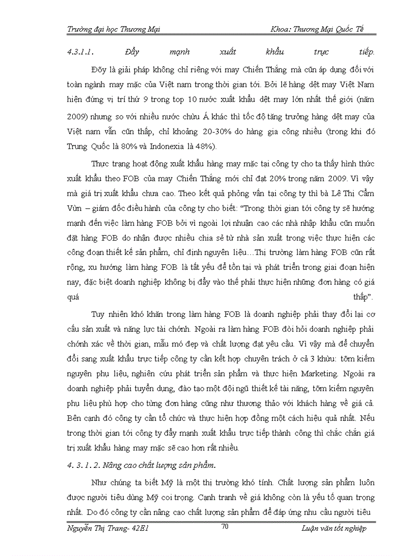 image for page Giải pháp đẩy mạnh xuất khẩu mặt hàng may mặc của công ty cổ phần may Chiến Thắng sang thị trường Mỹ