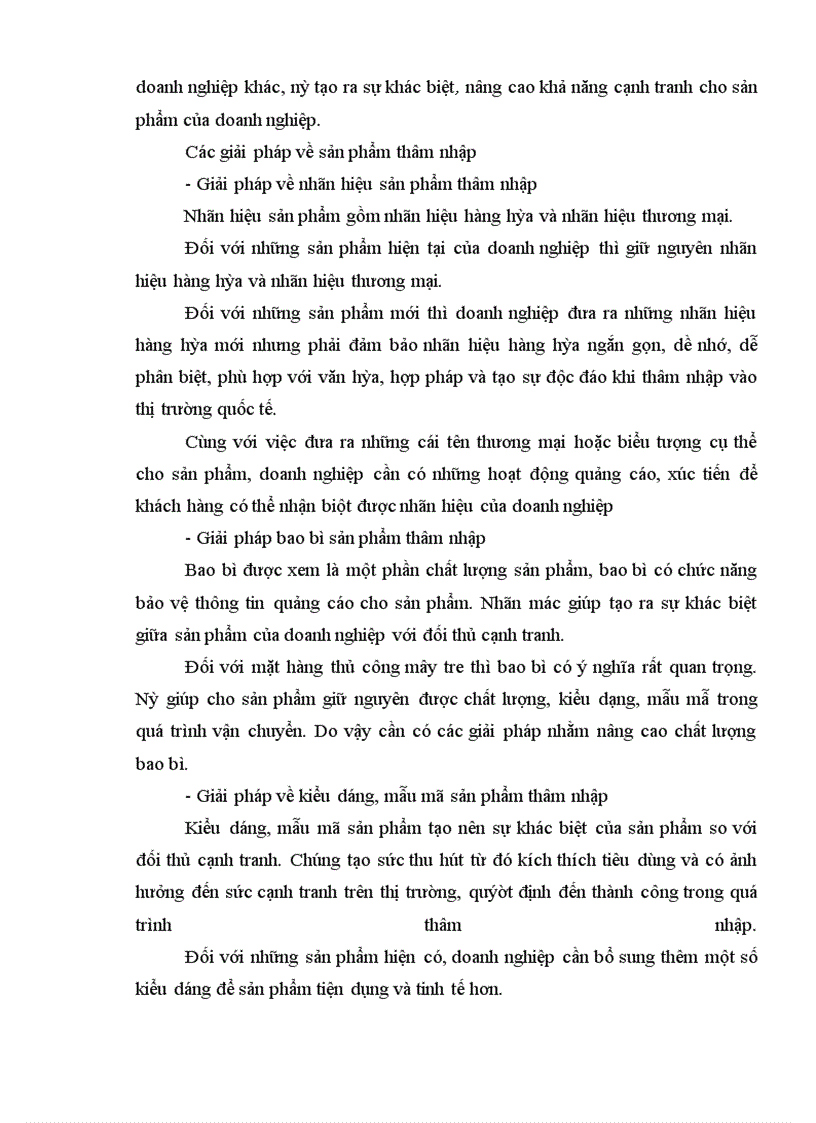 image for page Giải pháp marketing thâm nhập thị trường EU đối với mặt hàng thủ công mây tre đan của Xí nghiệp mây tre Ngọc Sơn