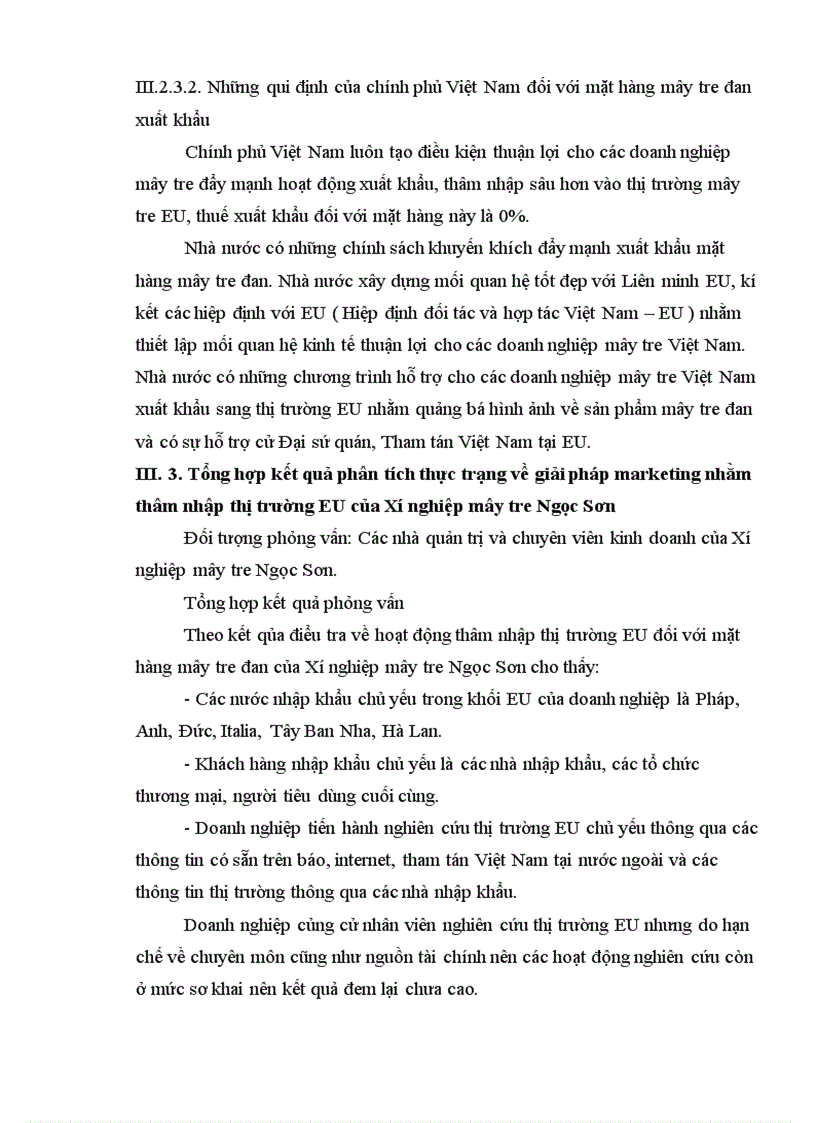 image for page Giải pháp marketing thâm nhập thị trường EU đối với mặt hàng thủ công mây tre đan của Xí nghiệp mây tre Ngọc Sơn