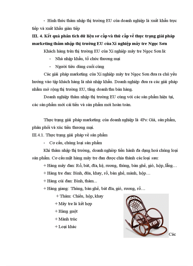 image for page Giải pháp marketing thâm nhập thị trường EU đối với mặt hàng thủ công mây tre đan của Xí nghiệp mây tre Ngọc Sơn