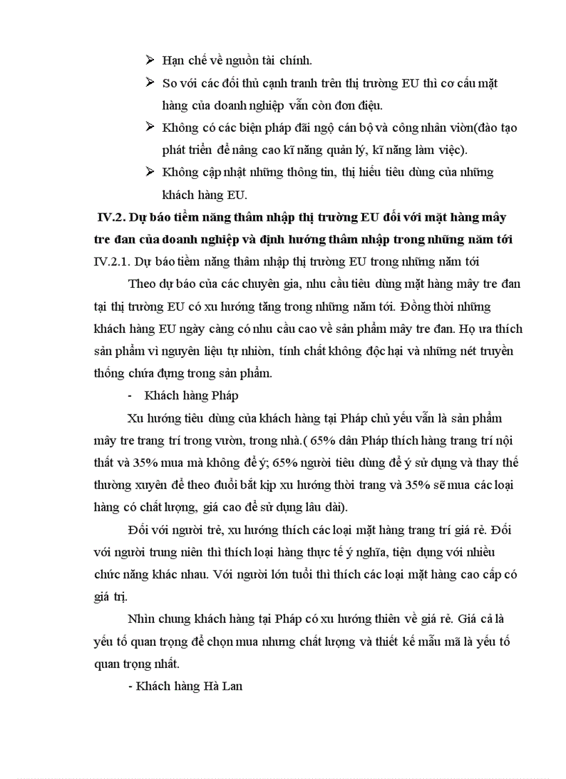 image for page Giải pháp marketing thâm nhập thị trường EU đối với mặt hàng thủ công mây tre đan của Xí nghiệp mây tre Ngọc Sơn