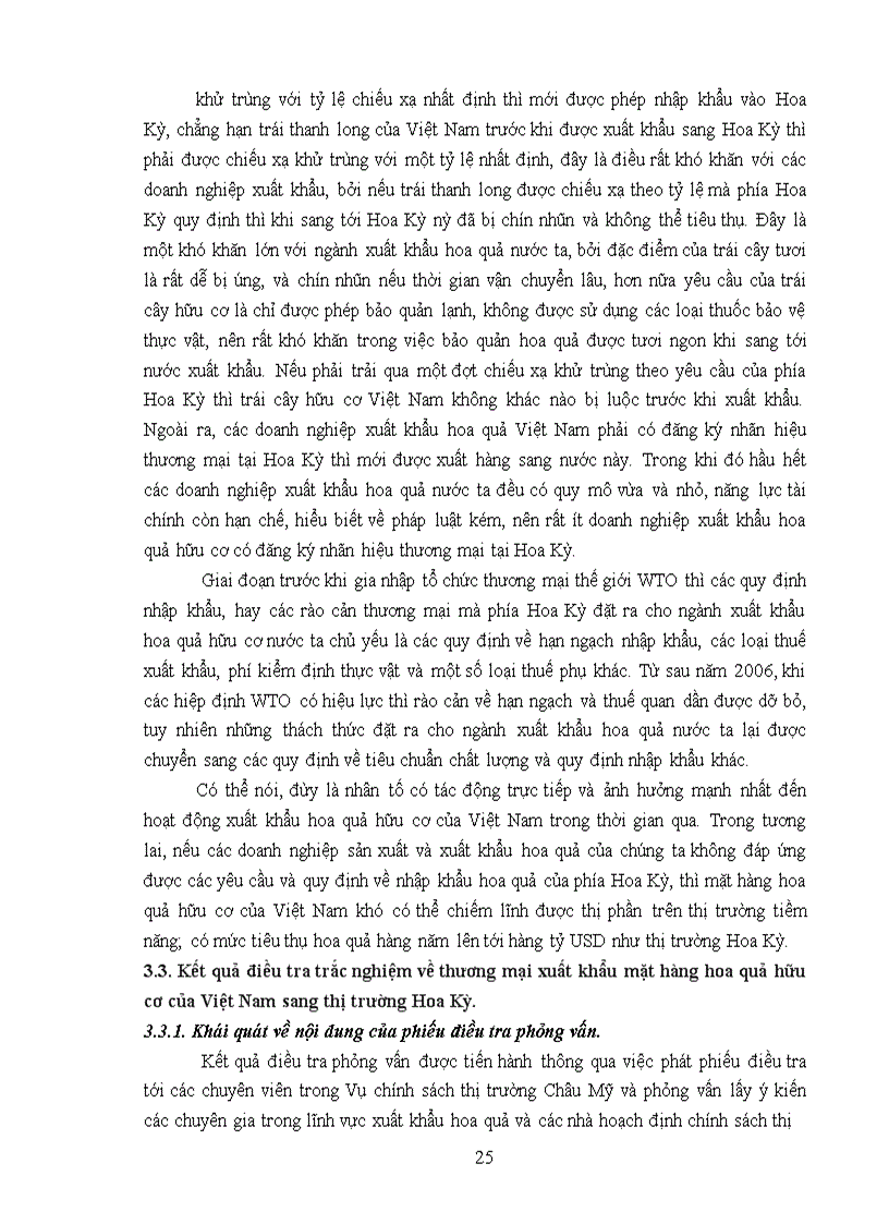 image for page Phát triển xuất khẩu mặt hàng hoa quả hữu cơ Việt Nam sang thị trường Hoa Kỳ giai đoạn 2010-2015