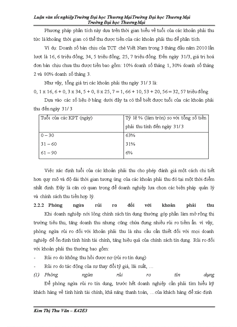 image for page Quản trị khoản phải thu từ hoạt động xuất khẩu chè tại Tổng công ty chè Việt Nam