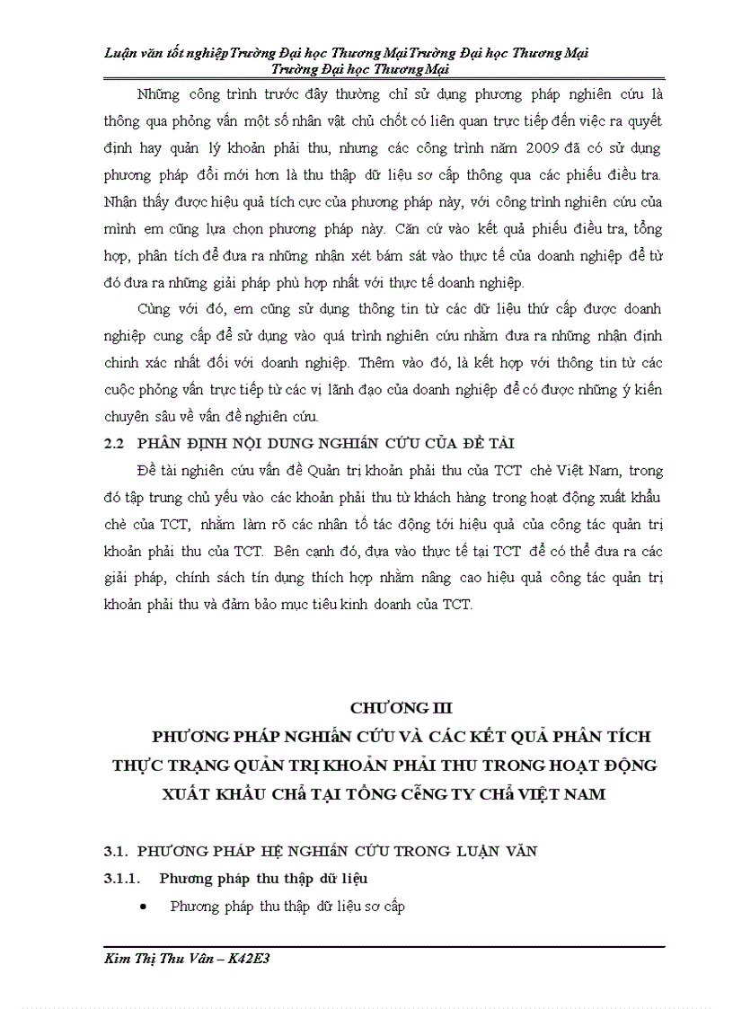 image for page Quản trị khoản phải thu từ hoạt động xuất khẩu chè tại Tổng công ty chè Việt Nam