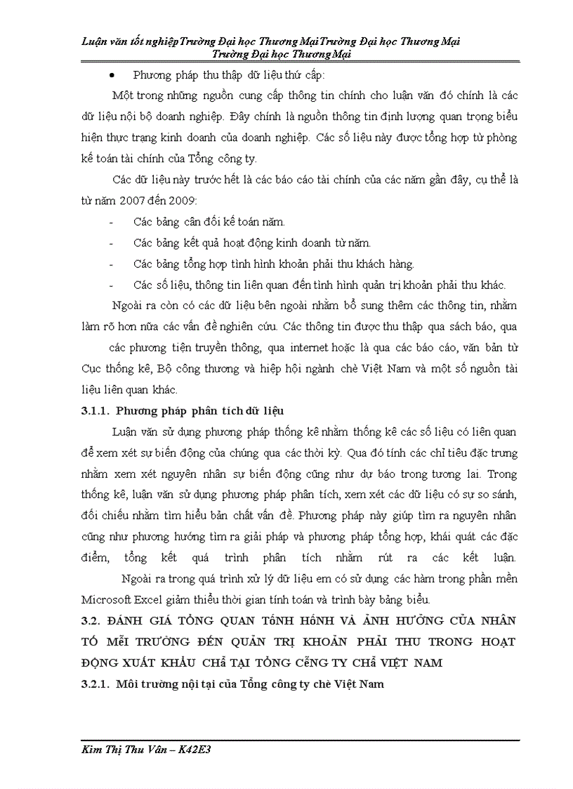 image for page Quản trị khoản phải thu từ hoạt động xuất khẩu chè tại Tổng công ty chè Việt Nam