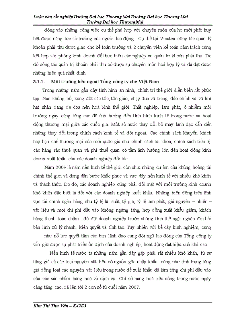 image for page Quản trị khoản phải thu từ hoạt động xuất khẩu chè tại Tổng công ty chè Việt Nam