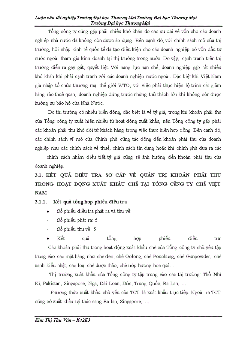 image for page Quản trị khoản phải thu từ hoạt động xuất khẩu chè tại Tổng công ty chè Việt Nam