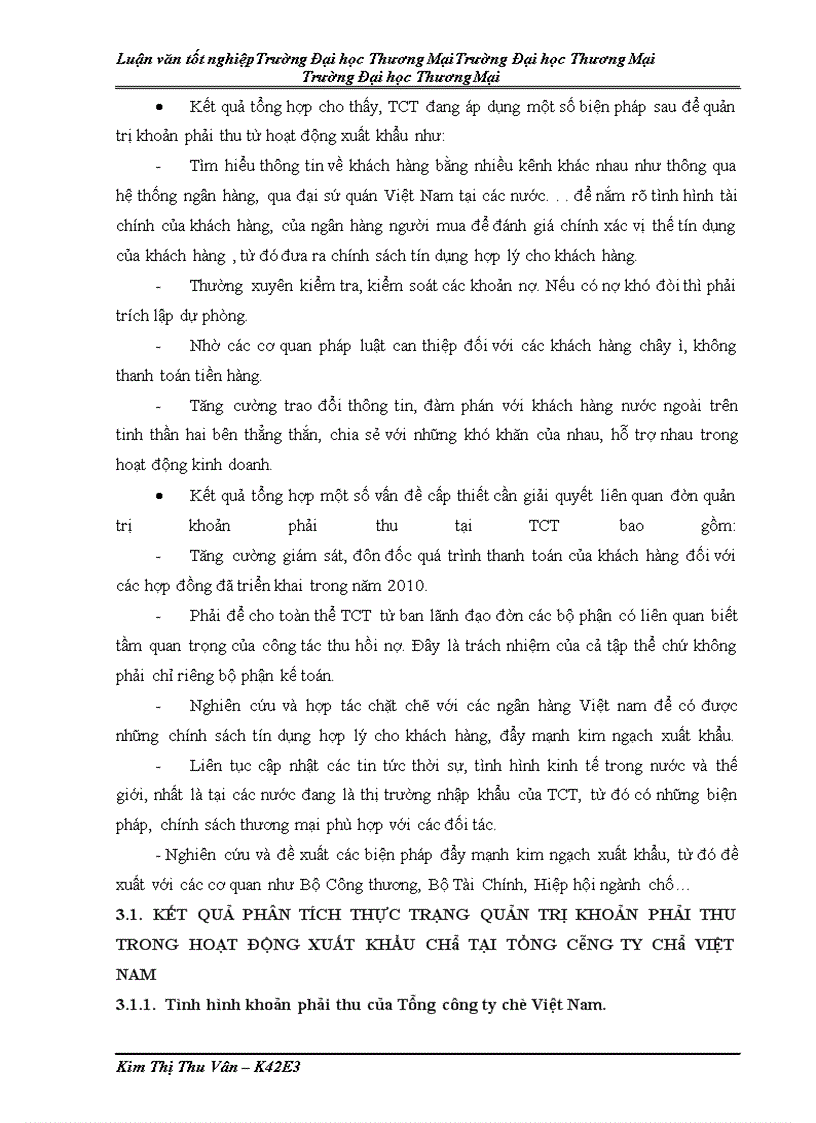 image for page Quản trị khoản phải thu từ hoạt động xuất khẩu chè tại Tổng công ty chè Việt Nam