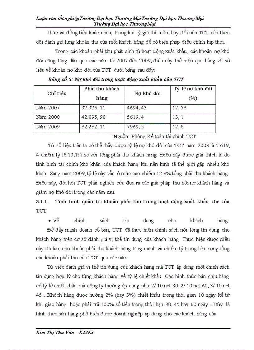 image for page Quản trị khoản phải thu từ hoạt động xuất khẩu chè tại Tổng công ty chè Việt Nam