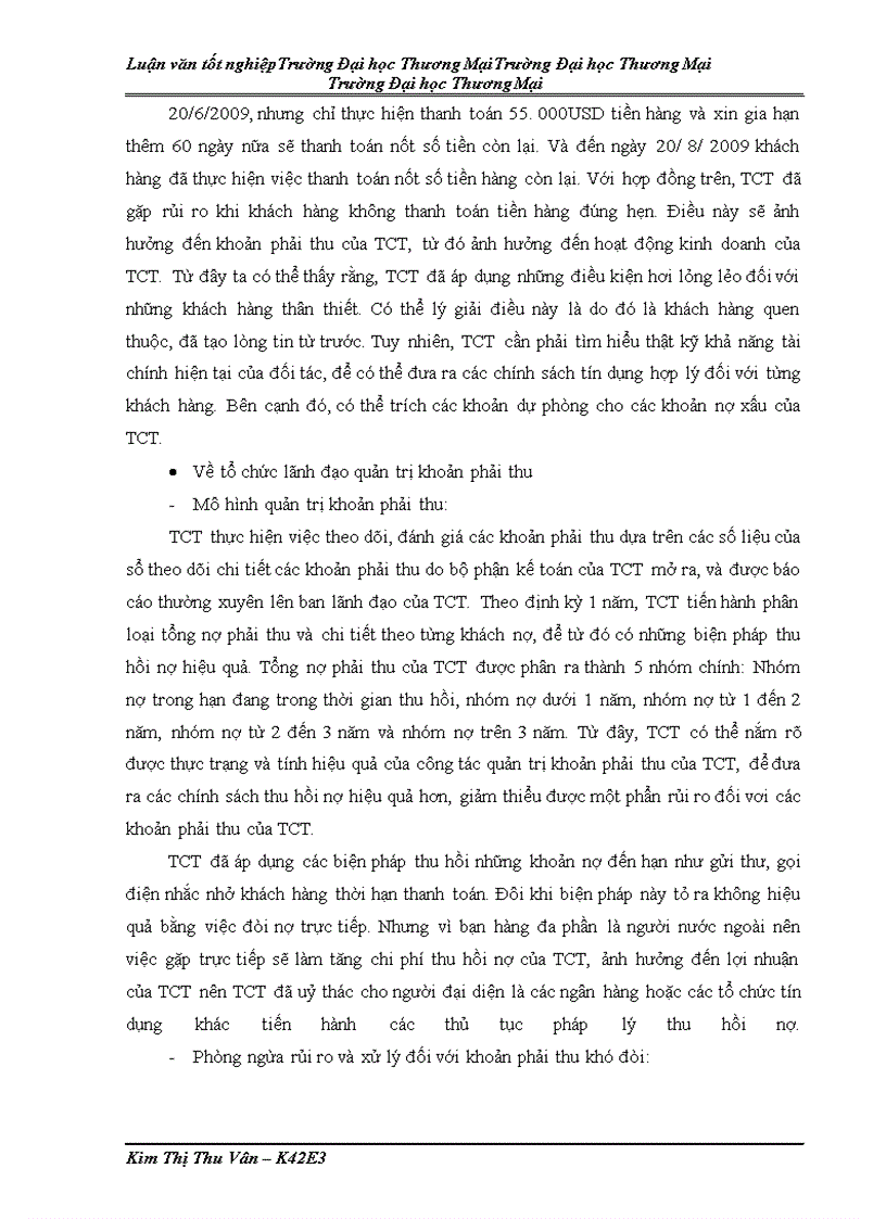 image for page Quản trị khoản phải thu từ hoạt động xuất khẩu chè tại Tổng công ty chè Việt Nam