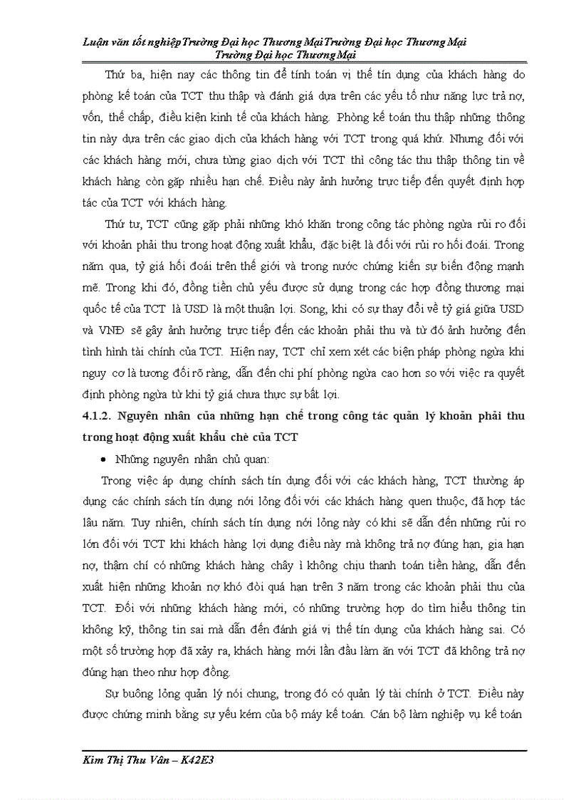 image for page Quản trị khoản phải thu từ hoạt động xuất khẩu chè tại Tổng công ty chè Việt Nam