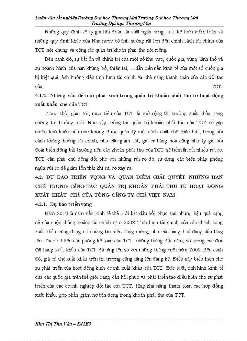 image for page Quản trị khoản phải thu từ hoạt động xuất khẩu chè tại Tổng công ty chè Việt Nam