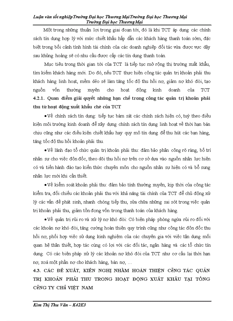 image for page Quản trị khoản phải thu từ hoạt động xuất khẩu chè tại Tổng công ty chè Việt Nam