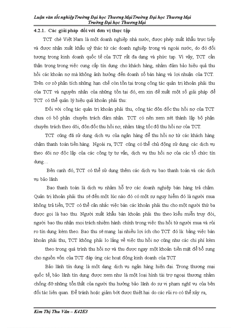 image for page Quản trị khoản phải thu từ hoạt động xuất khẩu chè tại Tổng công ty chè Việt Nam