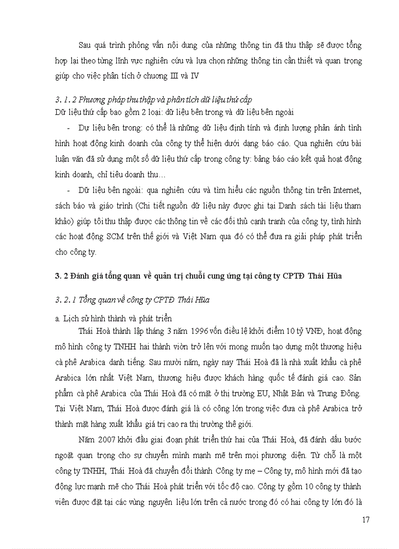 image for page Giải pháp quản trị chuỗi cung ứng cà phê xuất khẩu của công ty cổ phần tập đoàn thái hòa