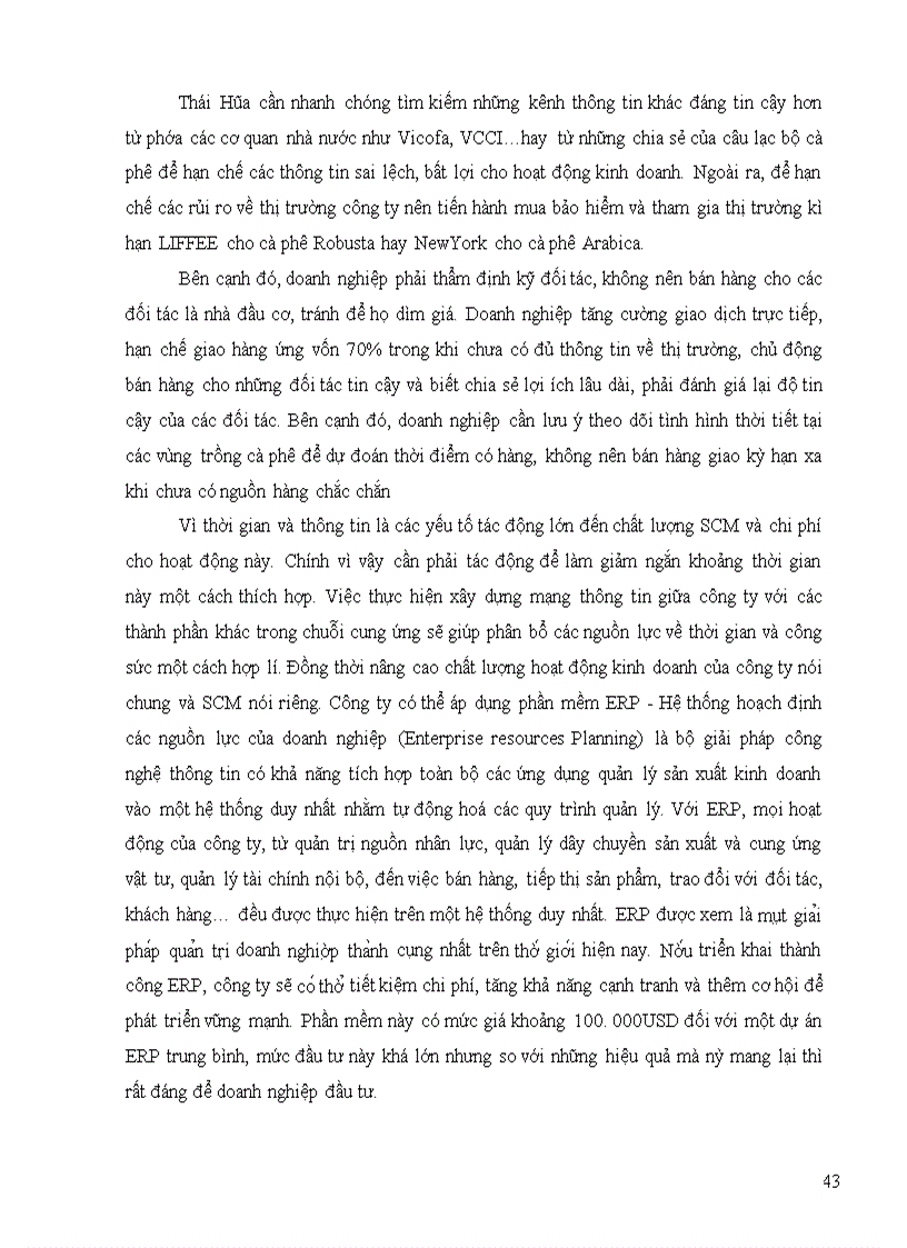 image for page Giải pháp quản trị chuỗi cung ứng cà phê xuất khẩu của công ty cổ phần tập đoàn thái hòa